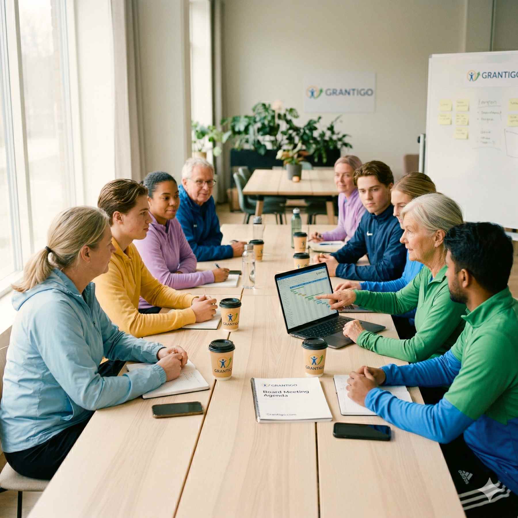 Styrelsemöte i en vägförening